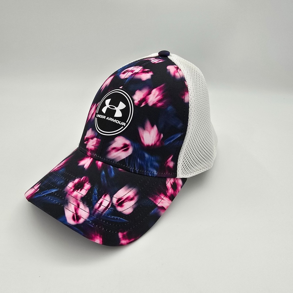 Under Armour‎ Iso-Chill Driver Golf Hat M/L – Floral Pink Blue Black